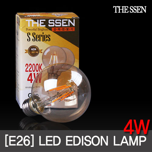 동성 LED 필라멘트 에디슨 램프 G80 4W