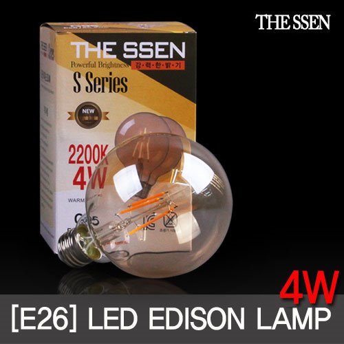 동성 LED 에디슨 전구 4W (G95)